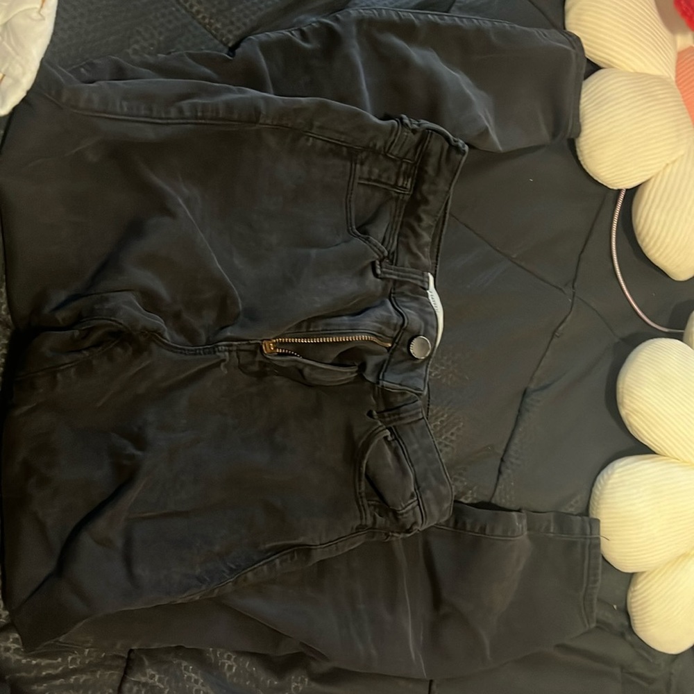 Black skinny jeans high rise